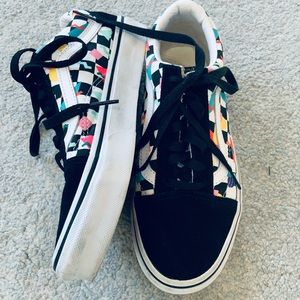 Vans Retro Geometric Multi Colored Old School Shoe